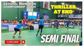 NAVEEN/LOKESH vs VAIBHAV/ASHITH SURYA || SemiFinal - National Badminton Championship 2024, Bangalore