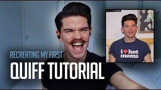 Recreating + Reacting To My FIRST Quiff Tutorial Video