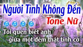 Người Tình Không Đến Karaoke Tone Nữ ( Am ) Beat Phối Mới - Đăng Khôi Karaoke