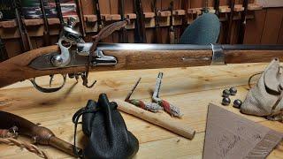 Making Paper Cartridges for the Charleville Musket.