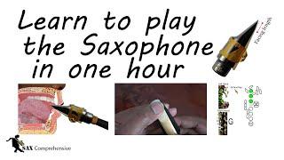 Learn to play the saxophone in 1 hour