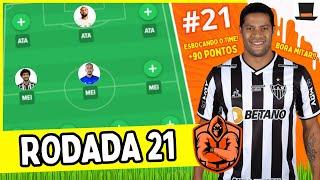 RODADA #21 - CARTOLA FC 2024 | 1.486 PONTOS ESTAMOS MITANDO