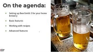 Webinar: A (gentle) Introduction to using BeerSmith 3 in your Homebrewing
