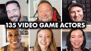 135 Video Game Actors re-enact voice lines from their Games