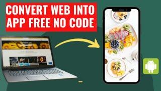 How to convert website to android app in minutes  No code Skills | Convert website to android app