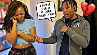 I Don't See A Future With You Prank On Mya!