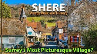 Beautiful Village in Surrey Hills - SHERE Village -  Village Walk and History