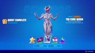 HOW to UNLOCK THE CUBE QUEEN?! Full Guide for ALL Challenges & FREE Rewards! [Fortnite Season 8]