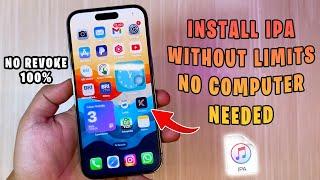 NO COMPUTER : Install IPA Files on iPhone Without Getting Revoke