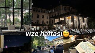 Vlog // Koç üniversitesinde vize haftası