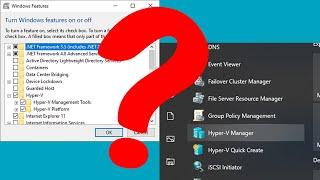 How to Enable and Run the Missing Hyper-V Manager After Installing it on Windows