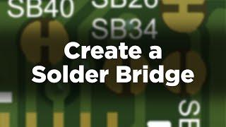 How to Create a Solder Bridge | PCB Component Creation