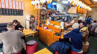 Amazing! Open at 7 AM! Teppanyaki and Beer for Breakfast! The Top Hiroshima Okonomiyaki Chef!
