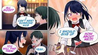 ［Manga dub］I started going to a bar to meet people, but when I said that I was going to stop［RomCom］