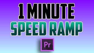 Premiere Pro CC : How to Speed Ramp