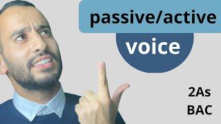 شرح درس active passive voice للبكالوريا والثانية ثانوي | bac 2023