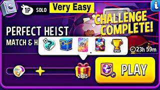 match & hatch rainbow perfect heist solo challenge | very easy challenge | match masters