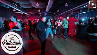 Nancy y Edd Amaya dancing at Palladium Salsa Social Houston