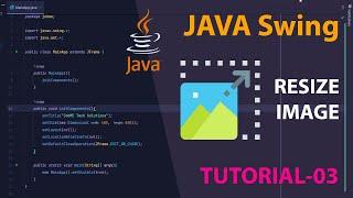 JAVA Image Icon Resize / Learn Swing Library | TUT-03