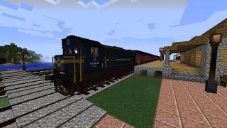 Minecraft: Garfield Valley. Oak Bay - Sedona - Hicksville Passenger Train
