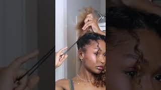 no slick hairstyle for no slick January  #curlyhairstyles #curlyhair