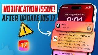 Fixing iPhone Notifications after iOS 17 Update
