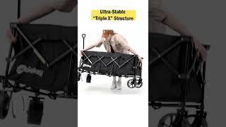 Ultra-Stable “XXX” Structure SEKEY COLLAPSIBLE FOLDING WAGON