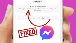 Solved:How To Turn Off End To End Encryption on Messenger 2024|Secret Conversation Messenger Remove