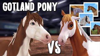 Gotland Pony VS Connemara, Jorvik Wild, North Swedish, Chincoteague and Welsh [gaits/animations]