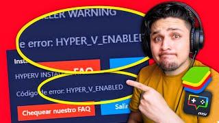 PROBLEMAS DE HYPER V en BLUESTACKS y MSI  Solución Como ACTIVAR o DESACTIVAR Hyper-V