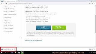 (10) Java GUI App & MySQL JDBC Netbeans - How To Download And Install Mysql Driver (ConnectorJ)