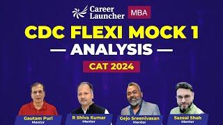 CDC Flexi Mock - 1 Analysis Session | Career Launcher