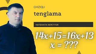 3. Chiziqli tenglama. Algebra 7 sinf