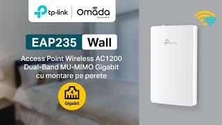 TP-Link Enterprise | Prezentare Omada EAP235-Wall - Access Point Wireless AC1200 Dual-Band MU-MIMO