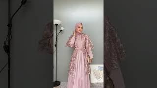 Shopee haul dress kondangan link dikomentar #shorts #ootdhijab