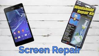 Repair A Phone Screen with a Windshield Repair Kit