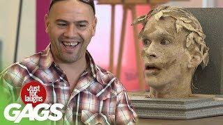 Caesar Statue Comes to Life Prank