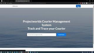 Courier Management System Project in PHP