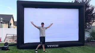 Elevate Your Outdoor Movie Nights with the VEVOR 20FT Inflatable Movie Screen