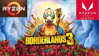 Borderlands 3 test on Vega 8 | Ryzen 3 2200G