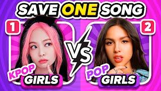 KPOP vs POP: Girls Edition 🩷 Save One Drop One | Music Quiz