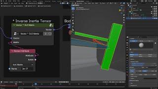 Geometry Node Rigid Body Physics and Inertia Tensors (Blender 4.2)