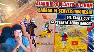 LetDa Ajakin Pro Player Vietnam Mabar Di Indonesia ! Dia Kaget Server Indo Keras Banget Hahah