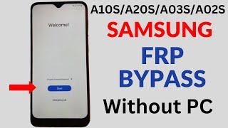 Samsung A10s/A20s/A02s/A03s Frp Bypass 2024 Android 11 | All Samsung Frp Bypass Without PC & Tools