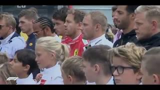 F1 Spa 2019 - Anthoine Hubert death tribute & minute silence + Norris interview - Live 60FPS