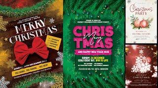 5+ Merry Christmas Flyer Design in PSD Photoshop Tutorial Part 6