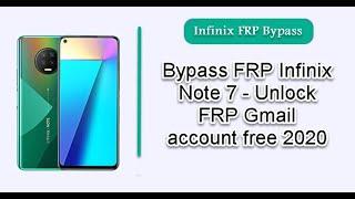 INFINIX NOTE 7 GOOGLE ACCOUNT FRP BYPASS 2020 INFINIX X690B FRP GOOGLE ACCOUNT REMOVE FORGET