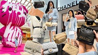 CHANEL 24K Launch Day Luxury Shopping Vlog | iPhone 16 Pro | Hello Kitty Cafe 