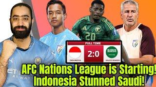 Massive News for Indian Football!AFC Nations League is Starting ! Indonesia 2-0 Saudi Arabia!