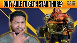 WHY I DECIDED TO GO FOR 4 STAR, INSTEAD OF 5 STAR THOR! Raid: Shadow Legends